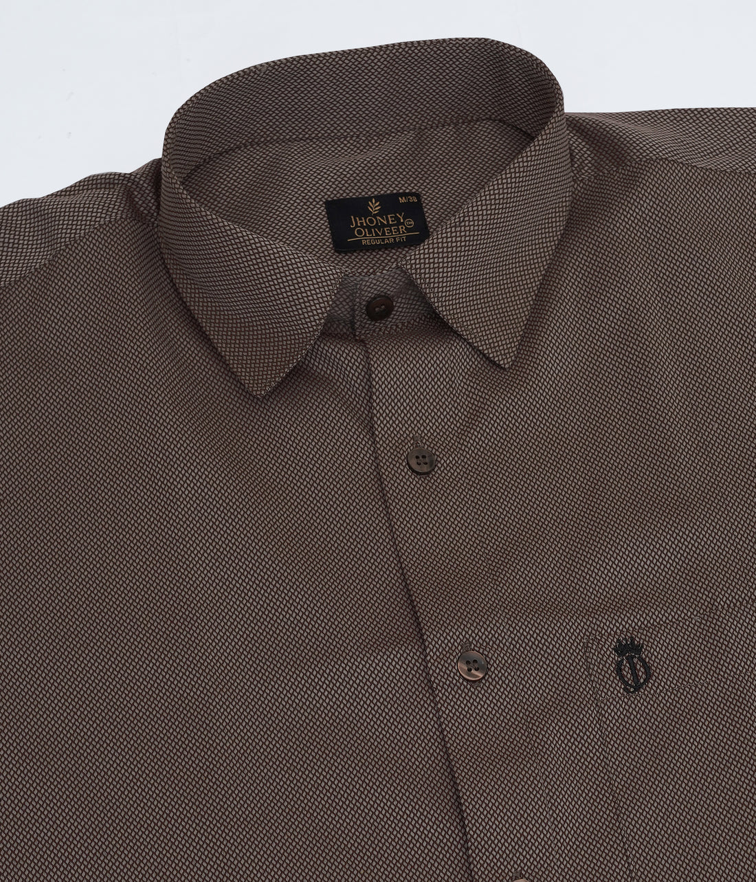 Matterhorn Brown Premium Cotton Casual Shirt For Men