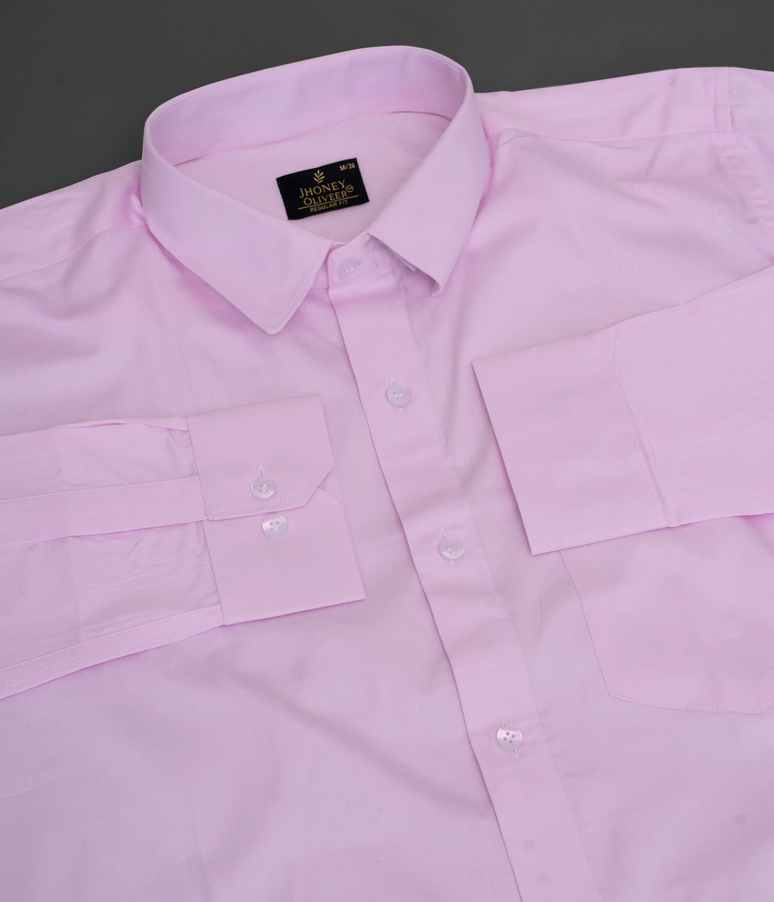 Pink Solid Formal Premium Regular Fit Stylish Office Wear Shirt