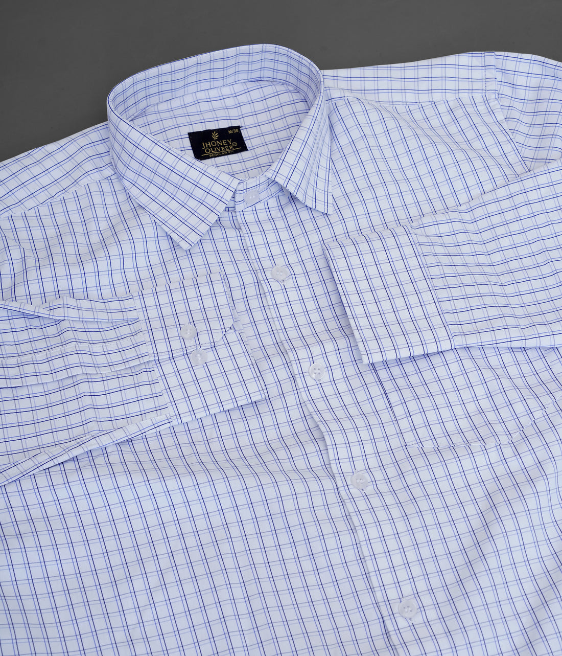 Luxury Regular Fit Check Dress Soft-Touch Shirt – Tailored Fit