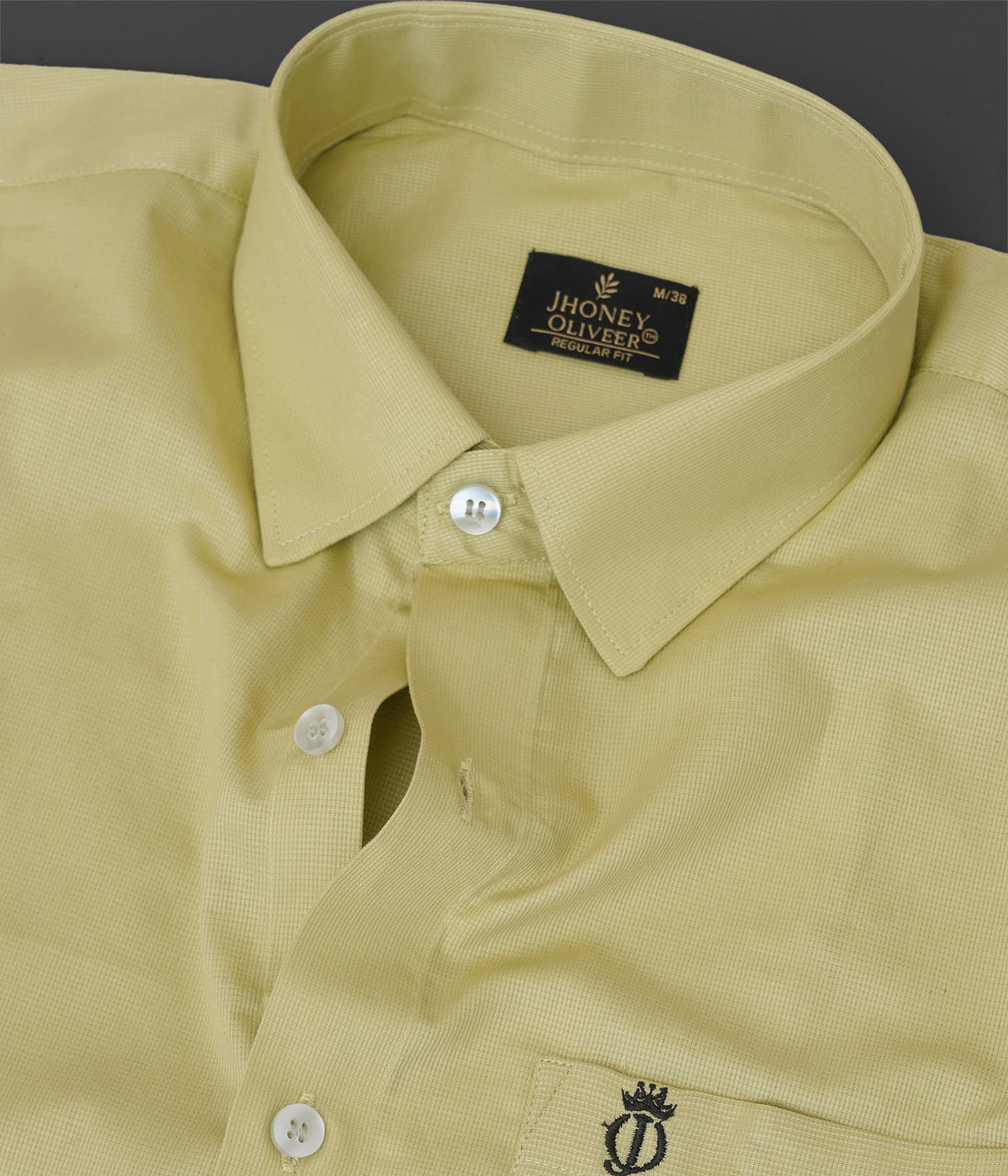 Men’s Luxury Regular Fit  Light Yellow Cotton Shirt – Ultra Soft Fabric Premium Touch Office Wear