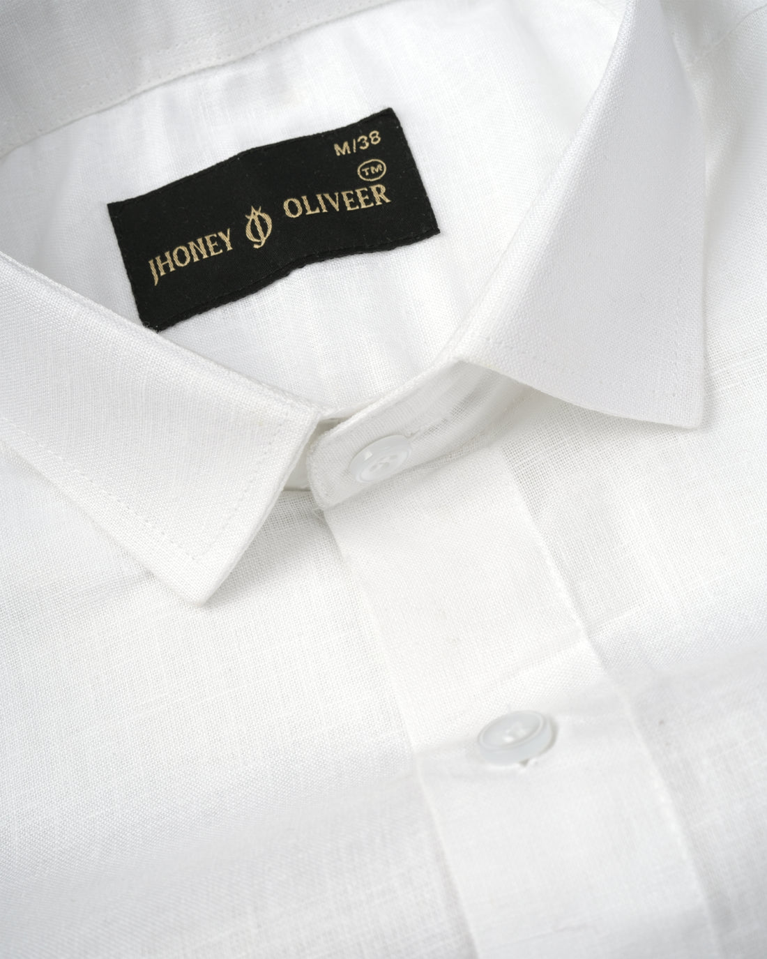 Pure White Essential Shirt – Clean-Cut Long Sleeve Men's Formal Shirt