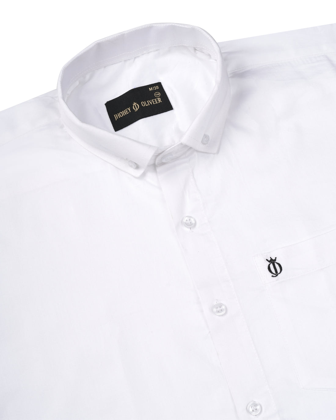 Pure White Signature Shirt – Men's Classic Full Sleeve Formal Shirt